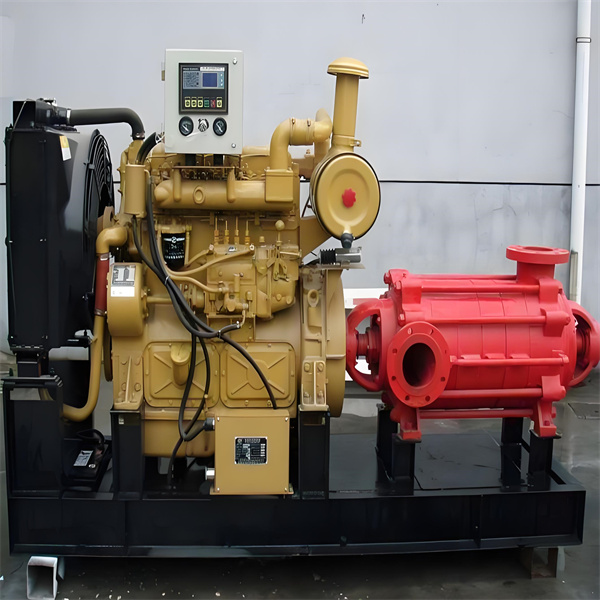High Pressure Pump for Rapid Fire Response in Mines